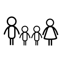 a family of four